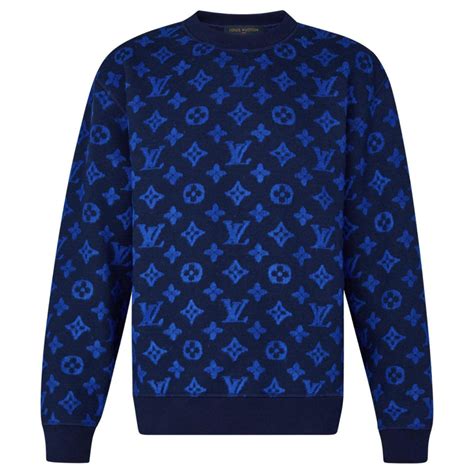 lv sweater blue|Lv sweater men.